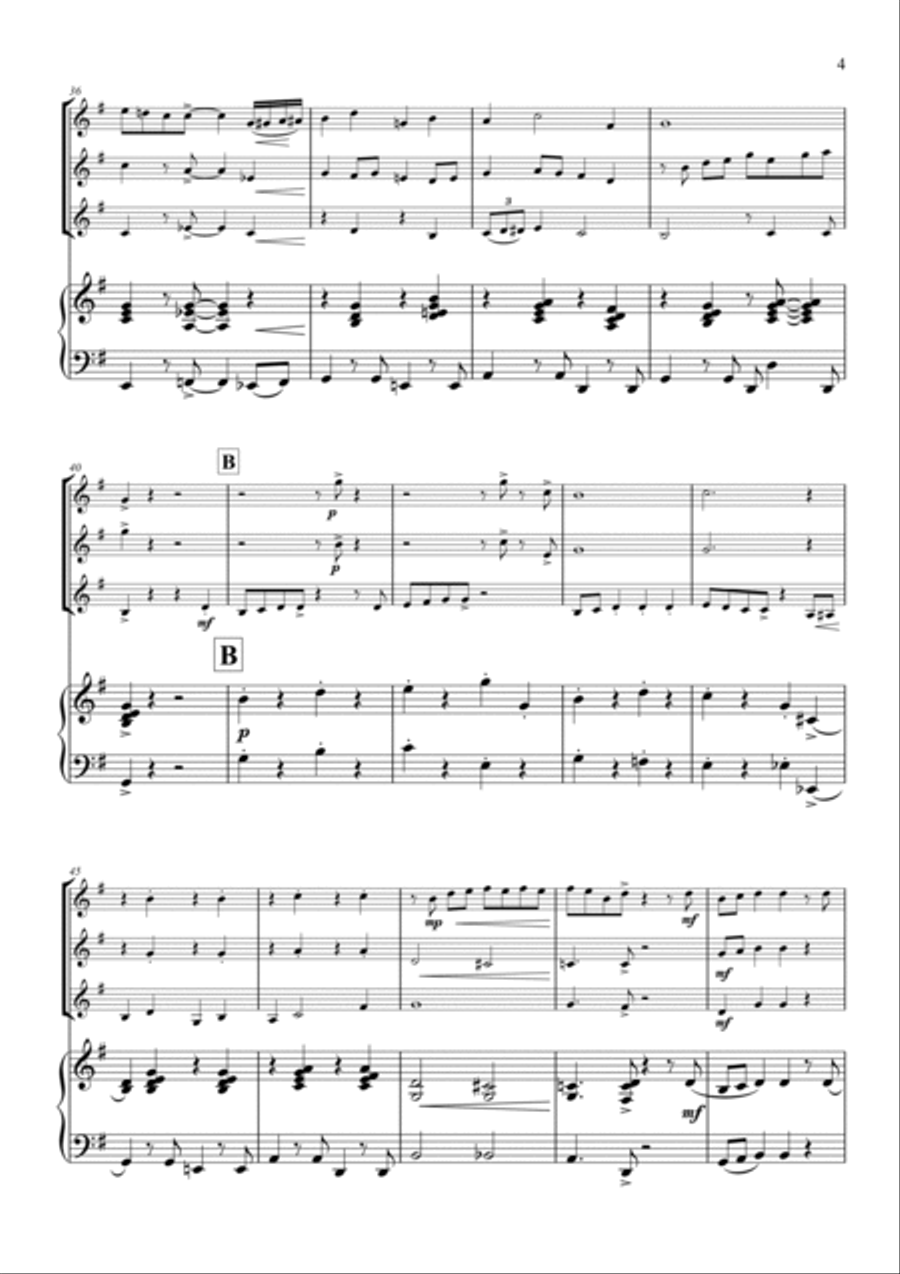 Santa Claus Is Comin' To Town Santa Claus Is Comin' To Town Violin Solo scores gallery preview page 5