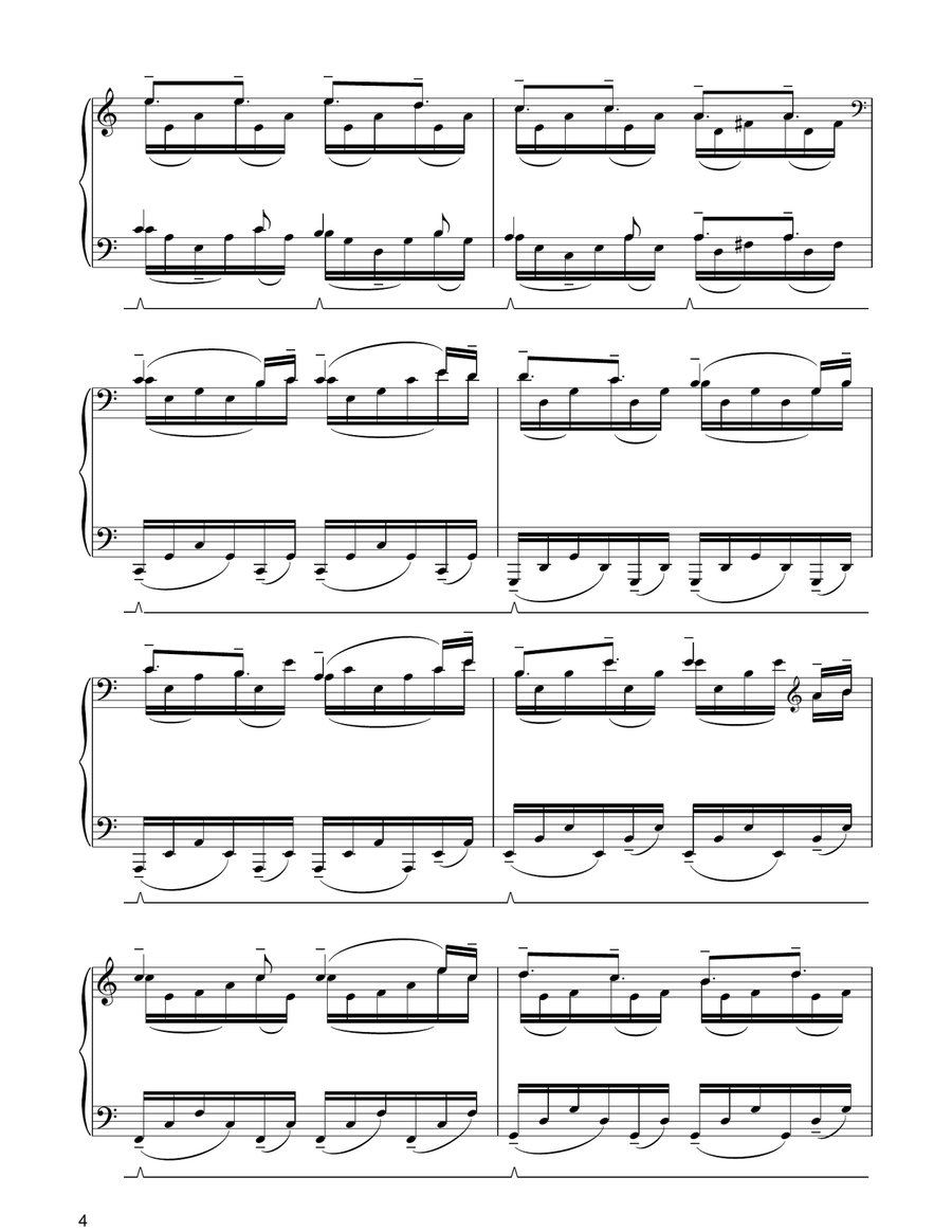 The Heart Asks Pleasure First: The Promise / The Sacrifice Piano Solo scores gallery preview page 4