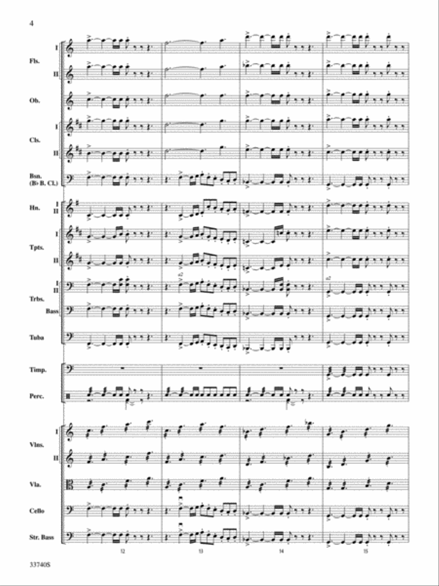 Poeme Symphonique Les Preludes Full Orchestra scores gallery preview page 4
