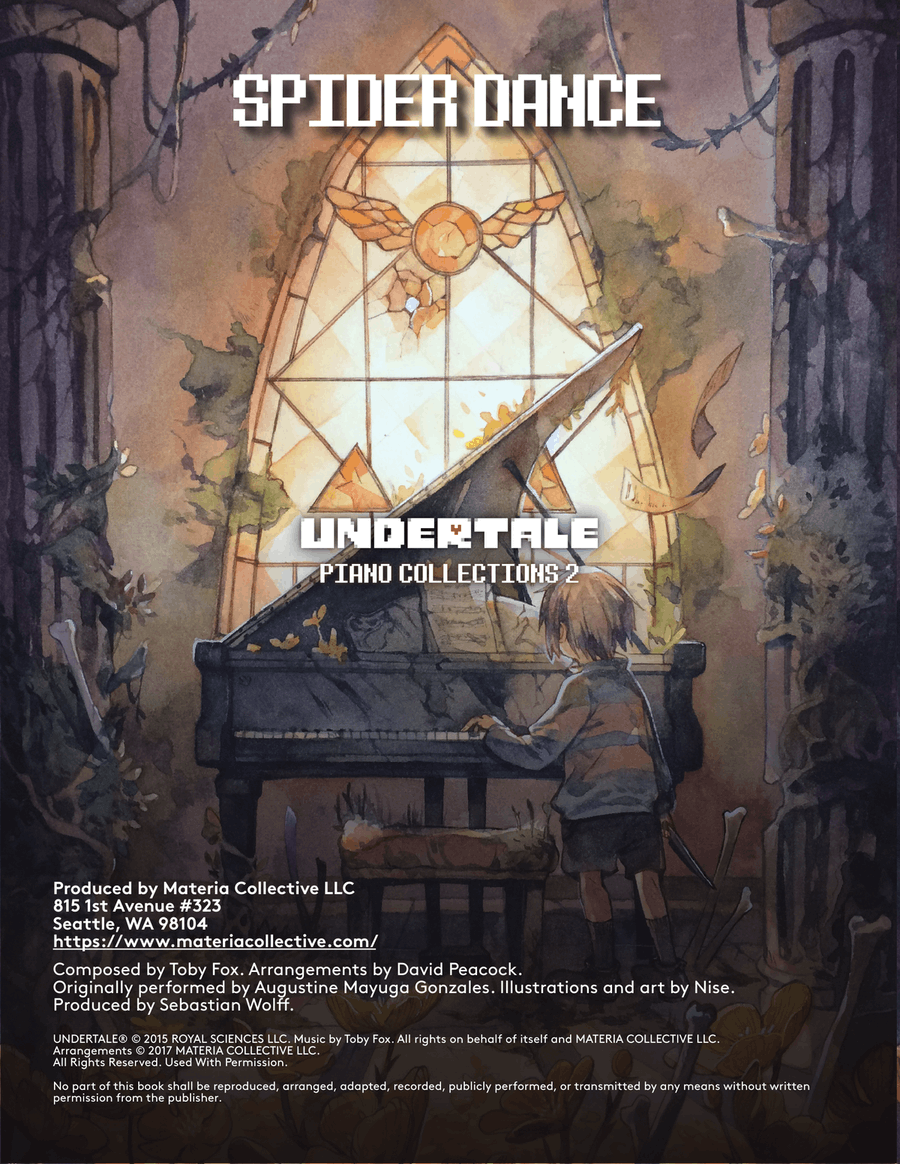 Spider Dance (UNDERTALE Piano Collections 2) Piano Solo scores gallery preview page 1