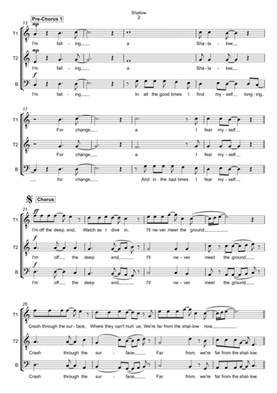 Shallow 3-Part scores gallery preview page 2