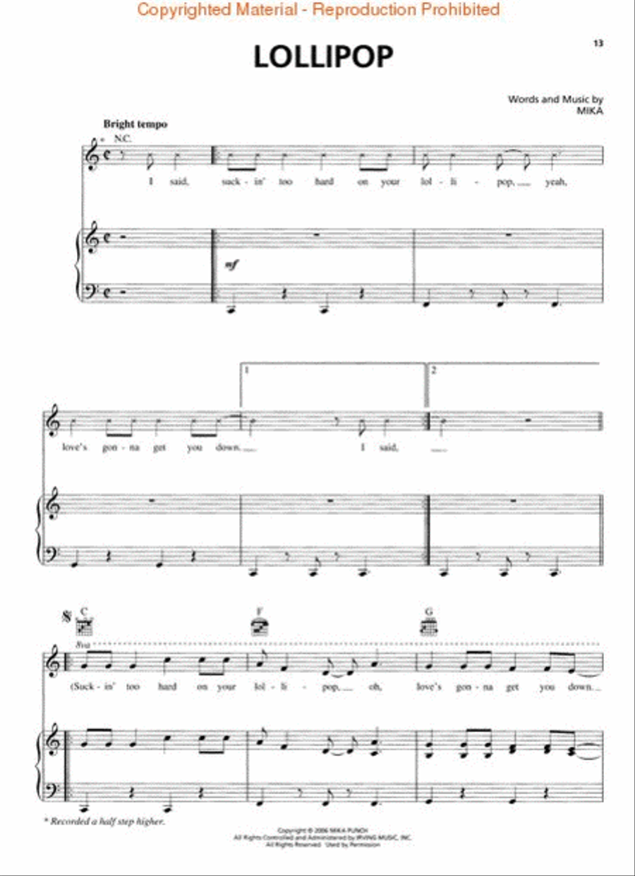 Life in Cartoon Motion Life in Cartoon Motion Piano, Vocal, Guitar scores gallery preview page 3