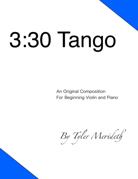 3:30 Tango (Violin) image number null