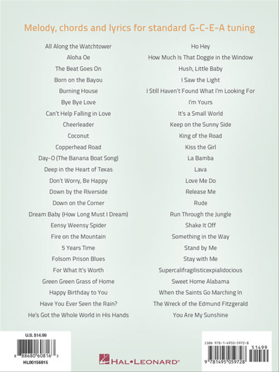 Simple Songs for Ukulele Ukulele scores gallery preview page 6