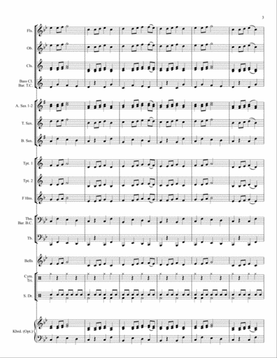 Cruisin Susan Concert Band scores gallery preview page 4