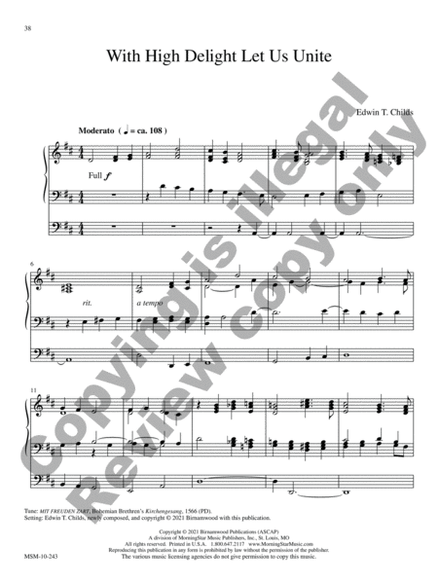 Songs of Alleluia: 18 Short Hymn Settings for Easter image number null