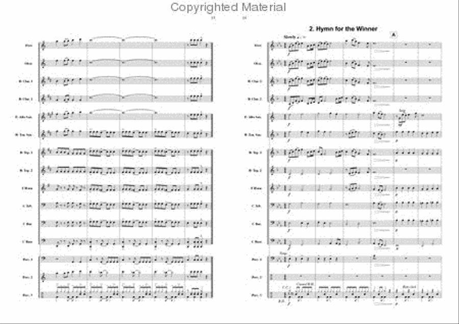 Olympic Dream Concert Band scores gallery preview page 7
