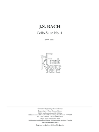 Book cover for Cello Suite No. 1