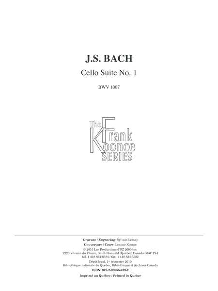 Cello Suite No. 1