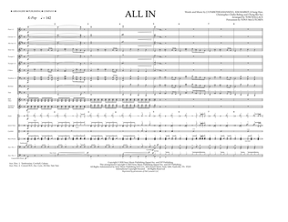 Book cover for ALL IN (arr. Tom Wallace) - Full Score