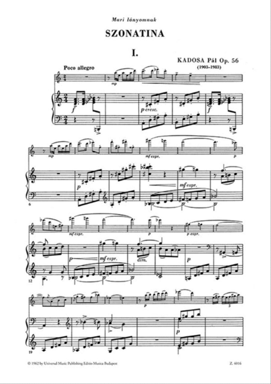 SONATINE OP 56 Flute Solo scores gallery preview page 2