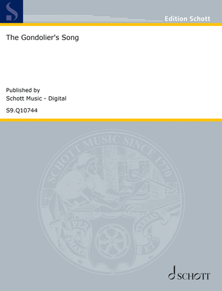 Book cover for The Gondolier's Song