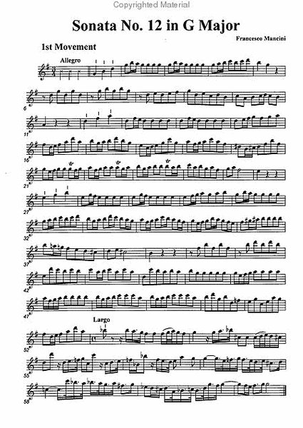 Sonata No. 12 in G Major