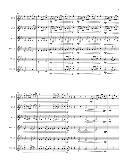 Ukrainian Bell Carol - for Clarinet Choir image number null