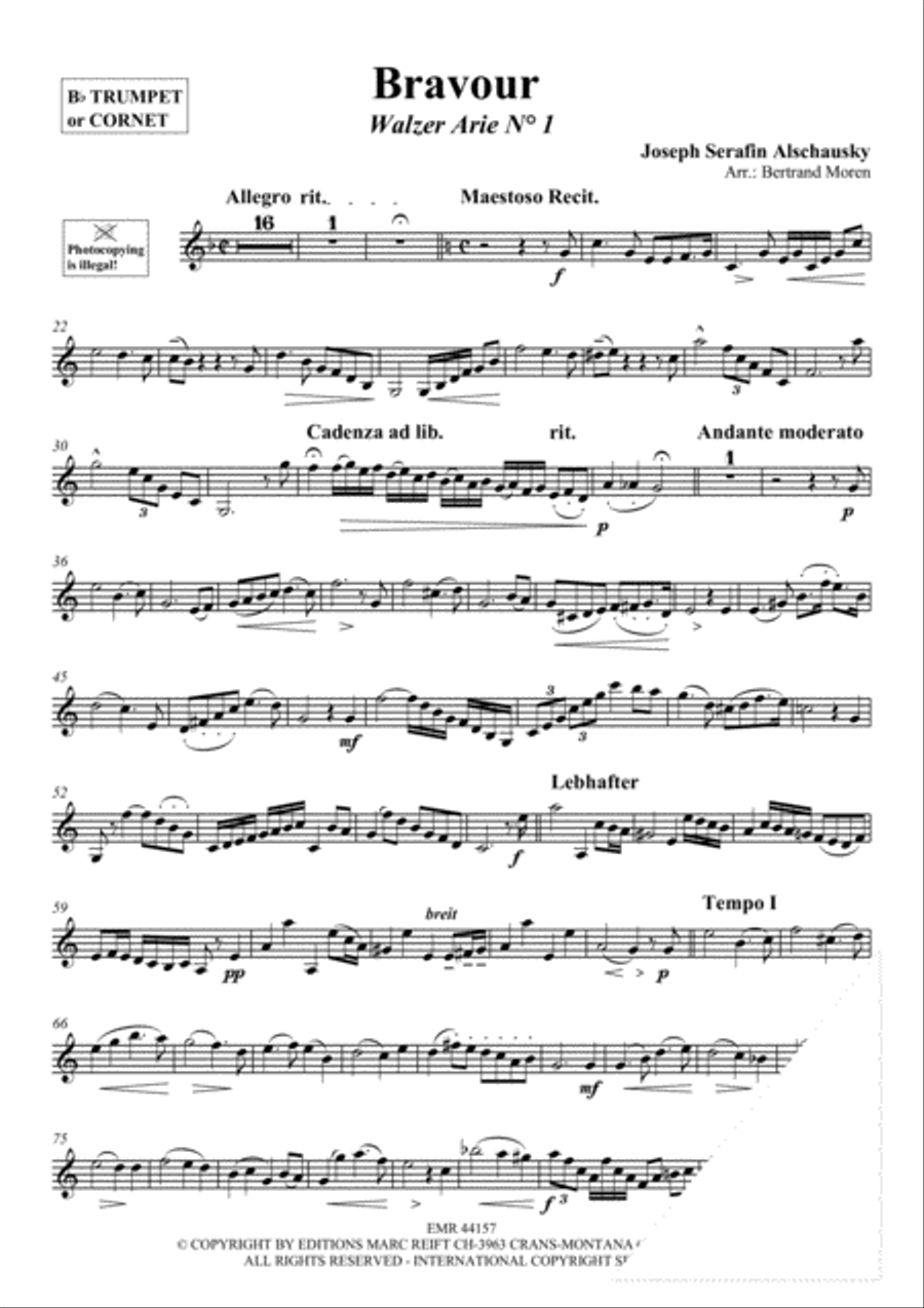 Bravour Cornet scores gallery preview page 3