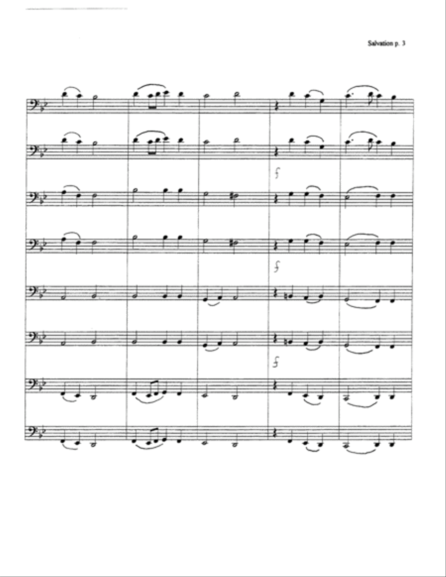 Salvation is Created Euphonium scores gallery preview page 4