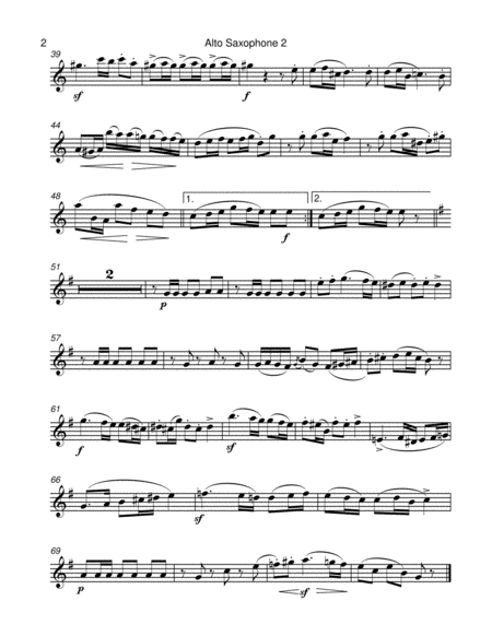 Polonaise - F. Schubert - For 2 Alto Saxes and Piano - Intermediate image number null