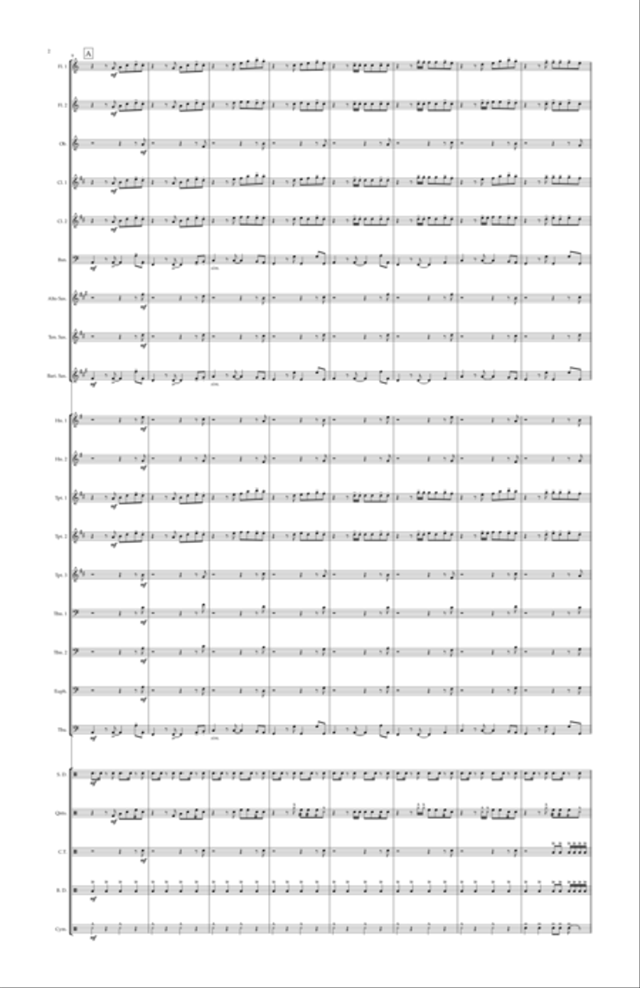 Danza Kuduro Marching Band scores gallery preview page 2