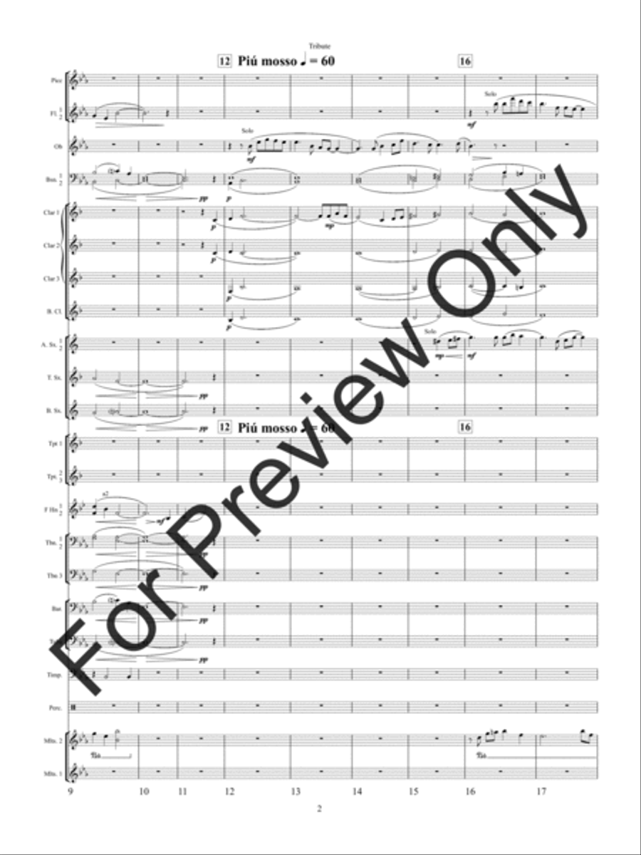 Tribute Concert Band scores gallery preview page 5