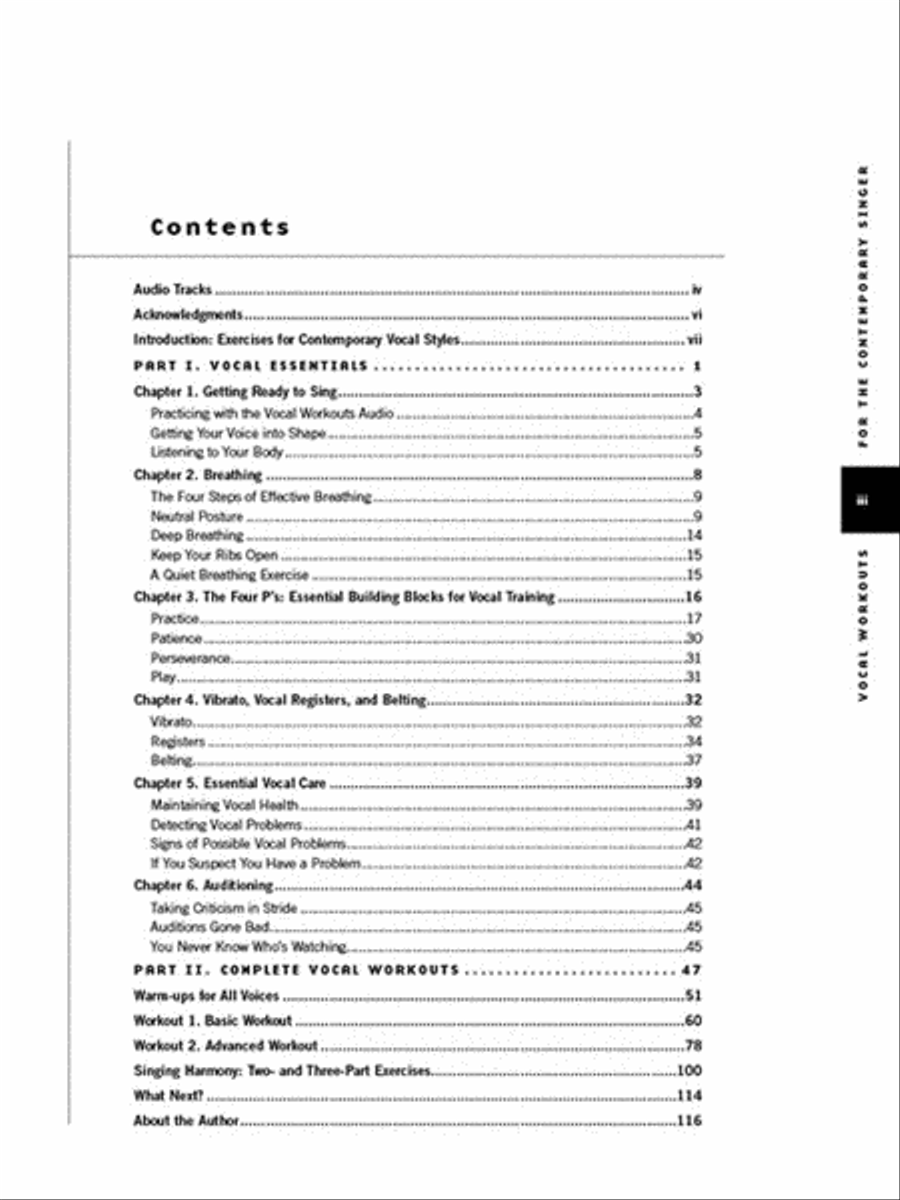 Vocal Workouts for the Contemporary Singer Voice scores gallery preview page 2