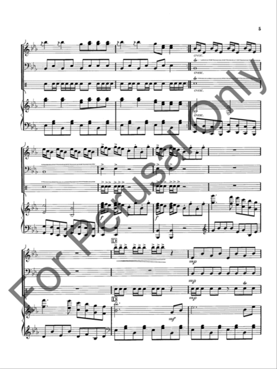 Good News From Beijing To The Borderland Village Percussion scores gallery preview page 6