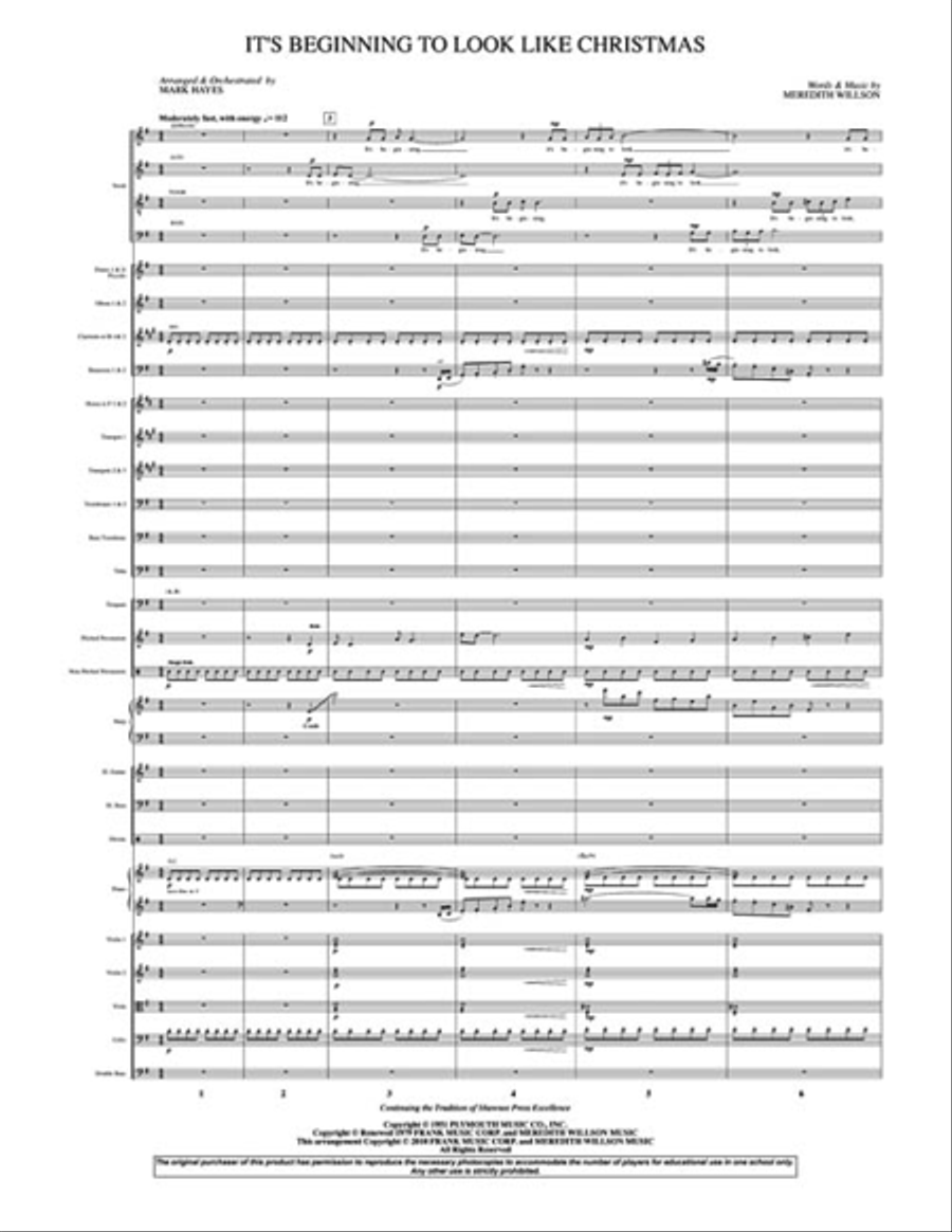 It's Beginning to Look Like Christmas Choir scores gallery preview page 4