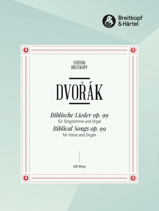 Book cover for Biblical Songs Op. 99