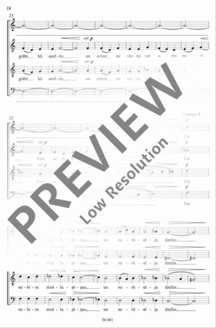 Mīlas dziesmas Mīlas dziesmas A Cappella scores gallery preview page 19