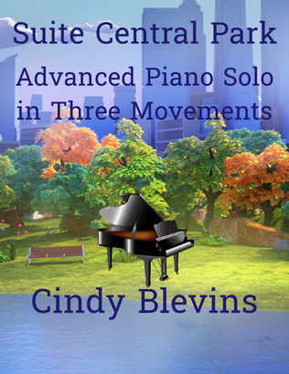 Book cover for Suite Central Park, an original piano solo in three movements