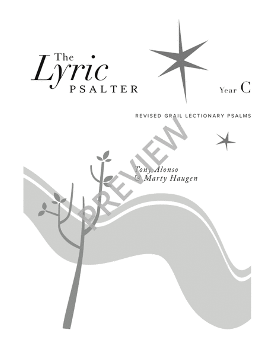 The Lyric Psalter, Year C Piano scores gallery preview page 3