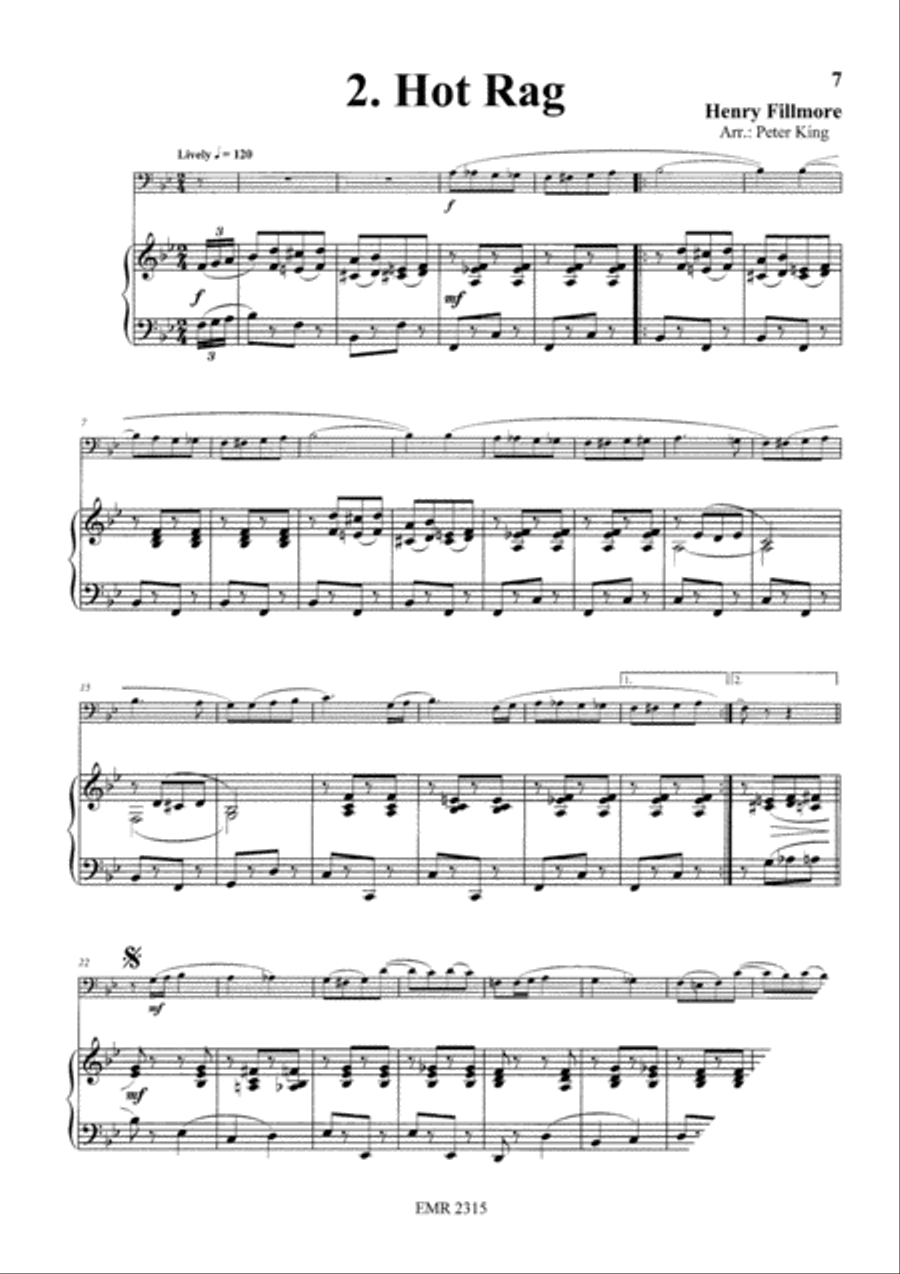 15 Rags Bassoon Solo scores gallery preview page 4