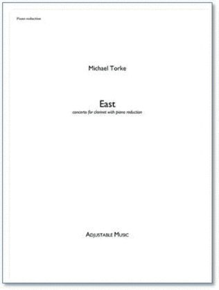 Book cover for East (piano reduction)