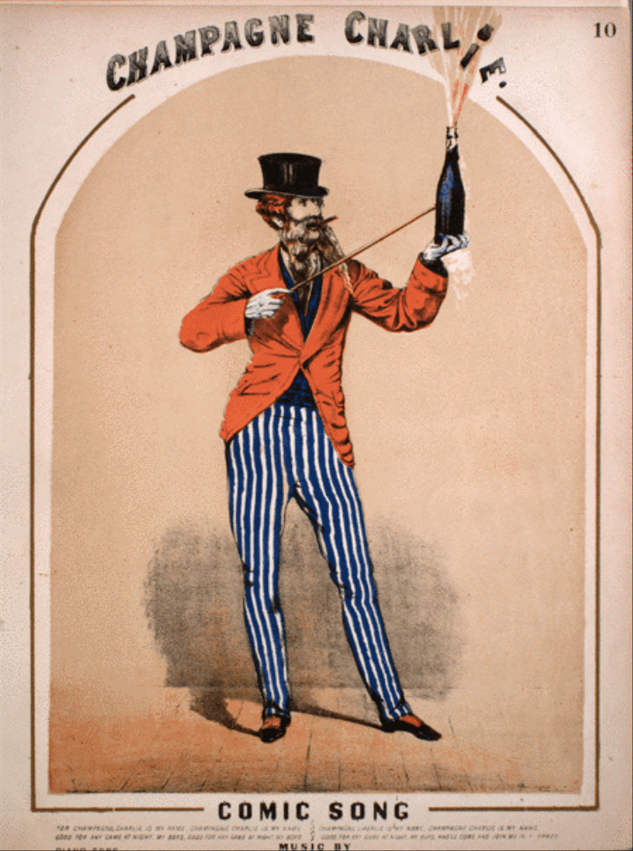 Champagne Charlie. Comic Song Voice scores gallery preview page 1