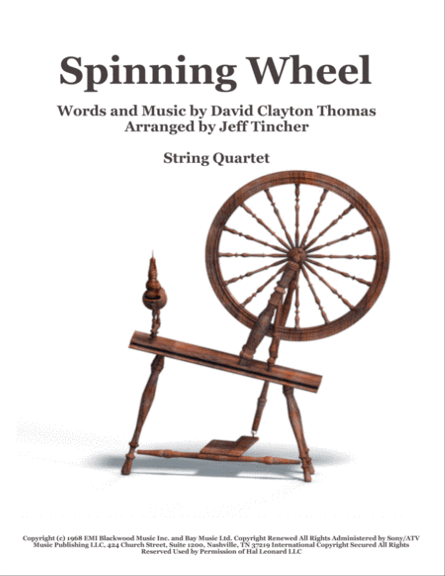 Spinning Wheel Spinning Wheel String Quartet scores gallery preview page 1