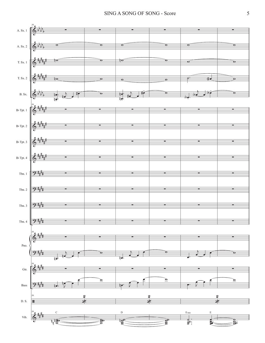 Sing A Song Of Song Jazz Ensemble scores gallery preview page 5