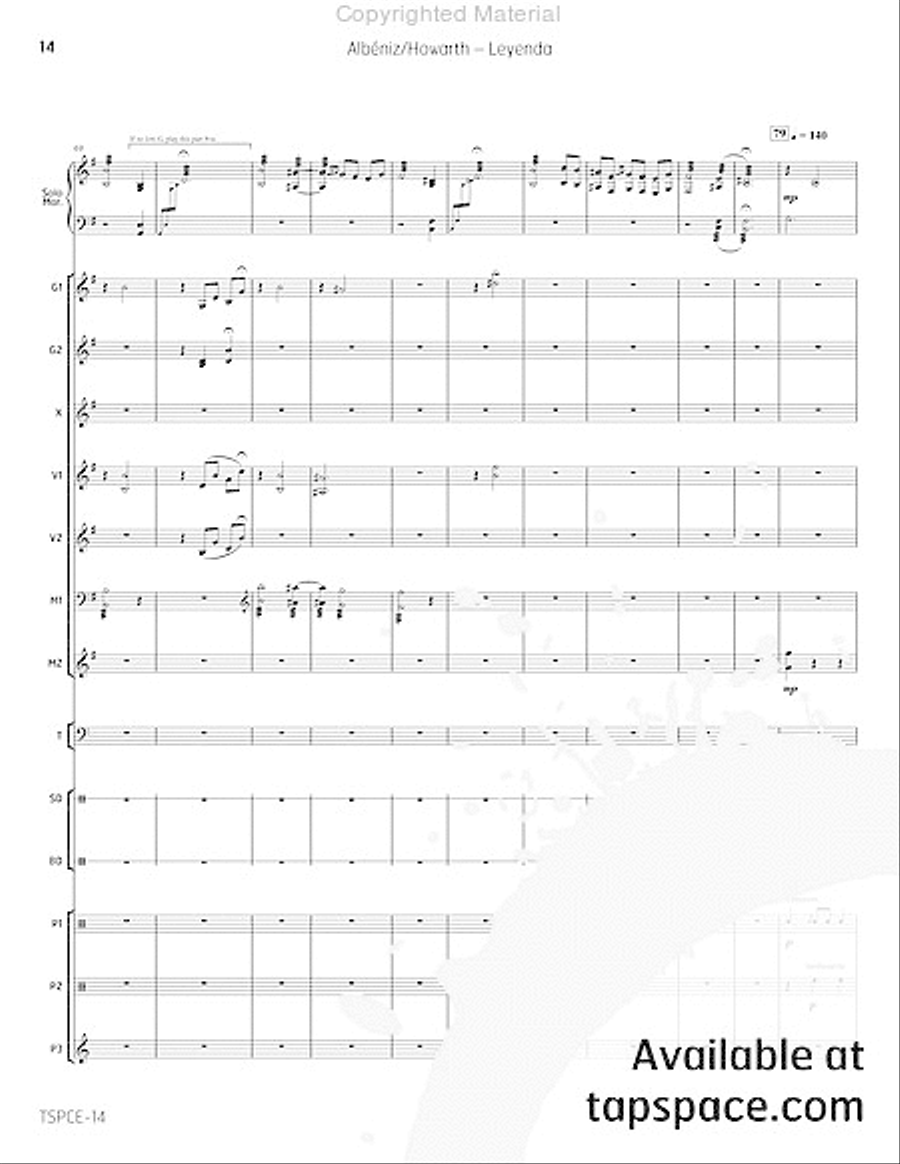 Leyenda Percussion Ensemble scores gallery preview page 17