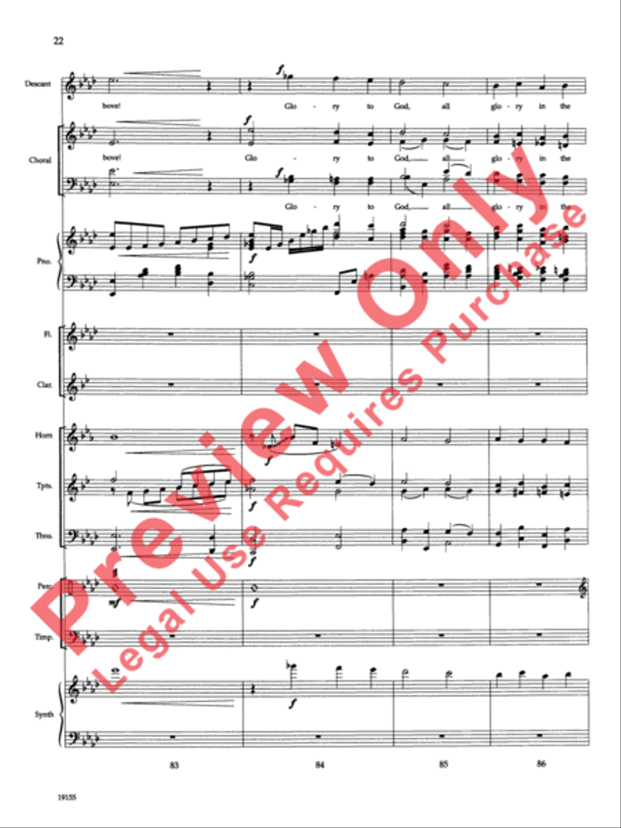 Sing Joy! Sing Joy! Choir scores gallery preview page 23