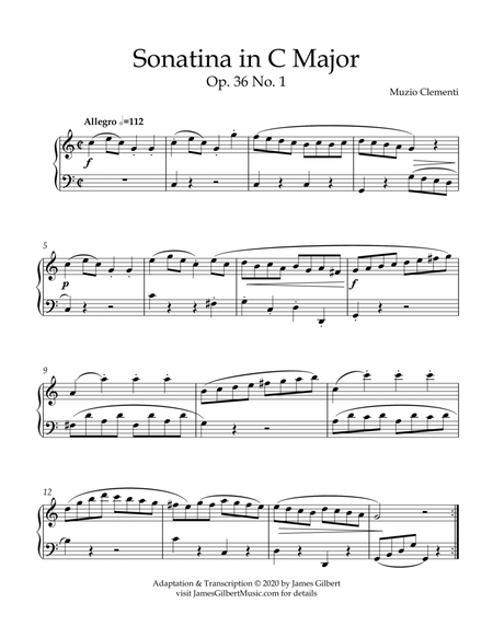 Sonatina Opus 36, Number 1