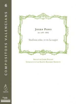 Book cover for Simfonia núm. 10 en La major