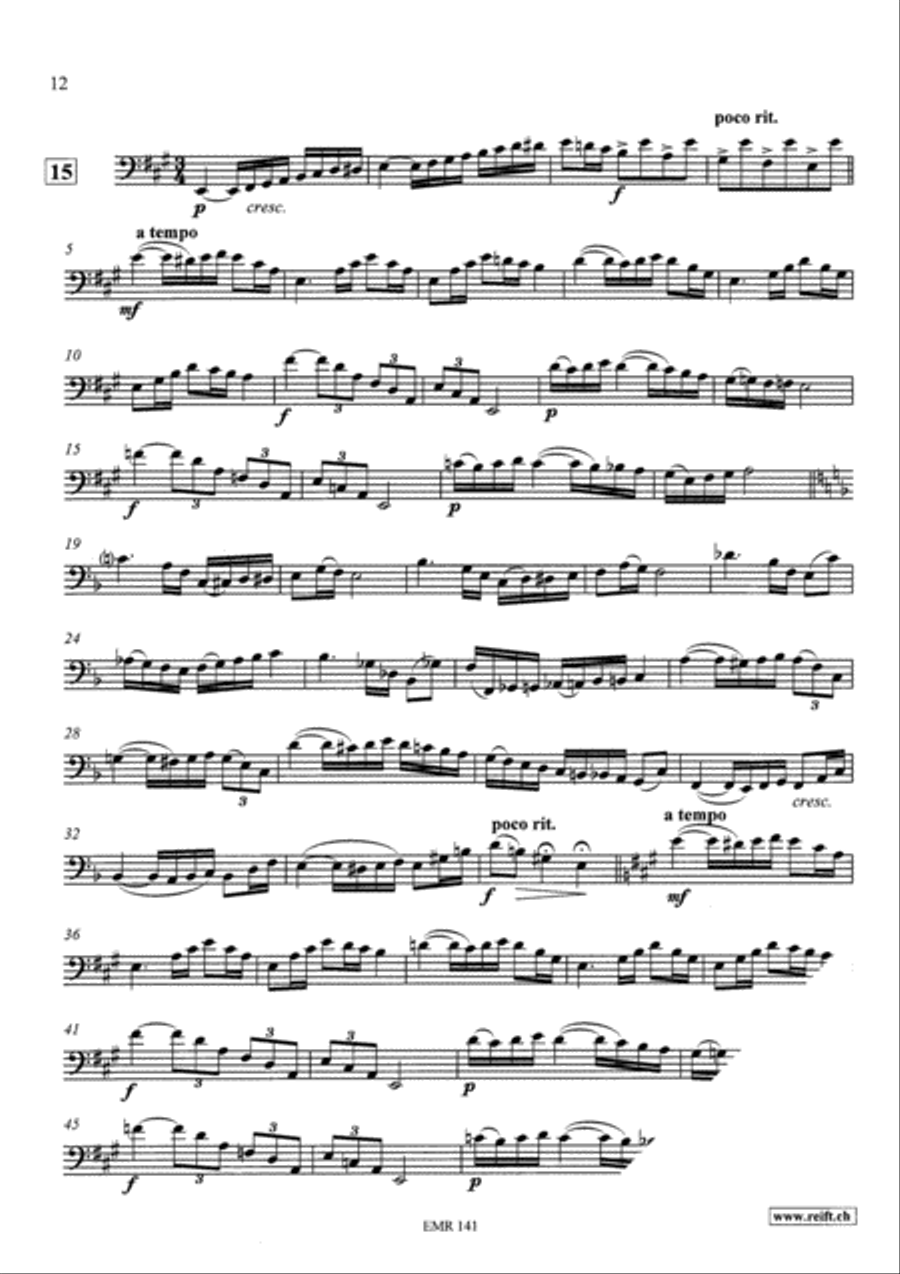 Technical & Melodic Studies Vol. 5 Trombone scores gallery preview page 12