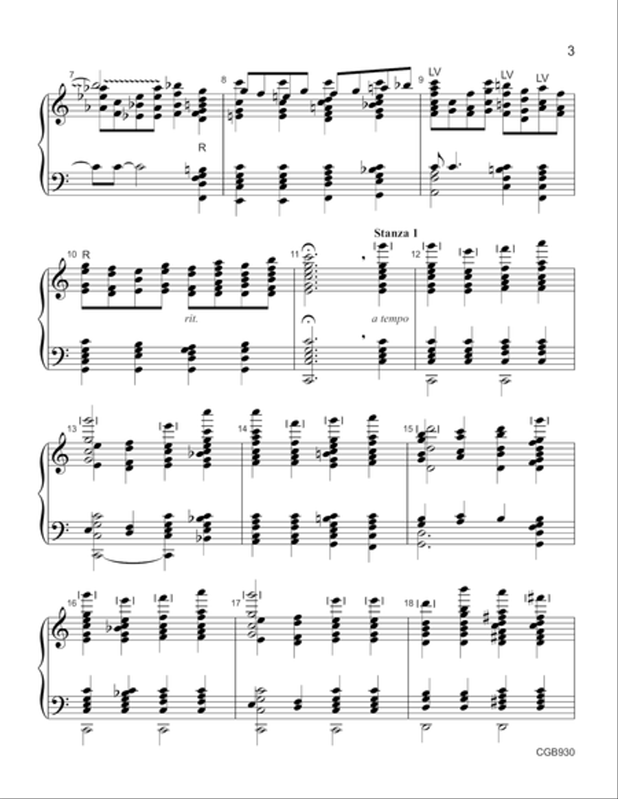 The Day of Resurrection Handbell Choir scores gallery preview page 3