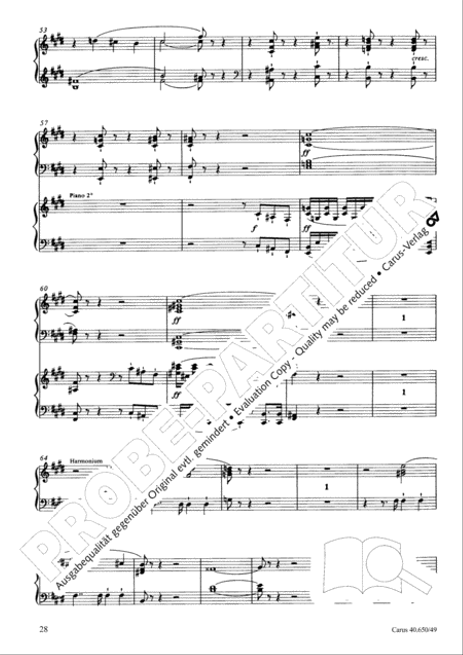 Petite Messe solennelle 4-Part scores gallery preview page 29
