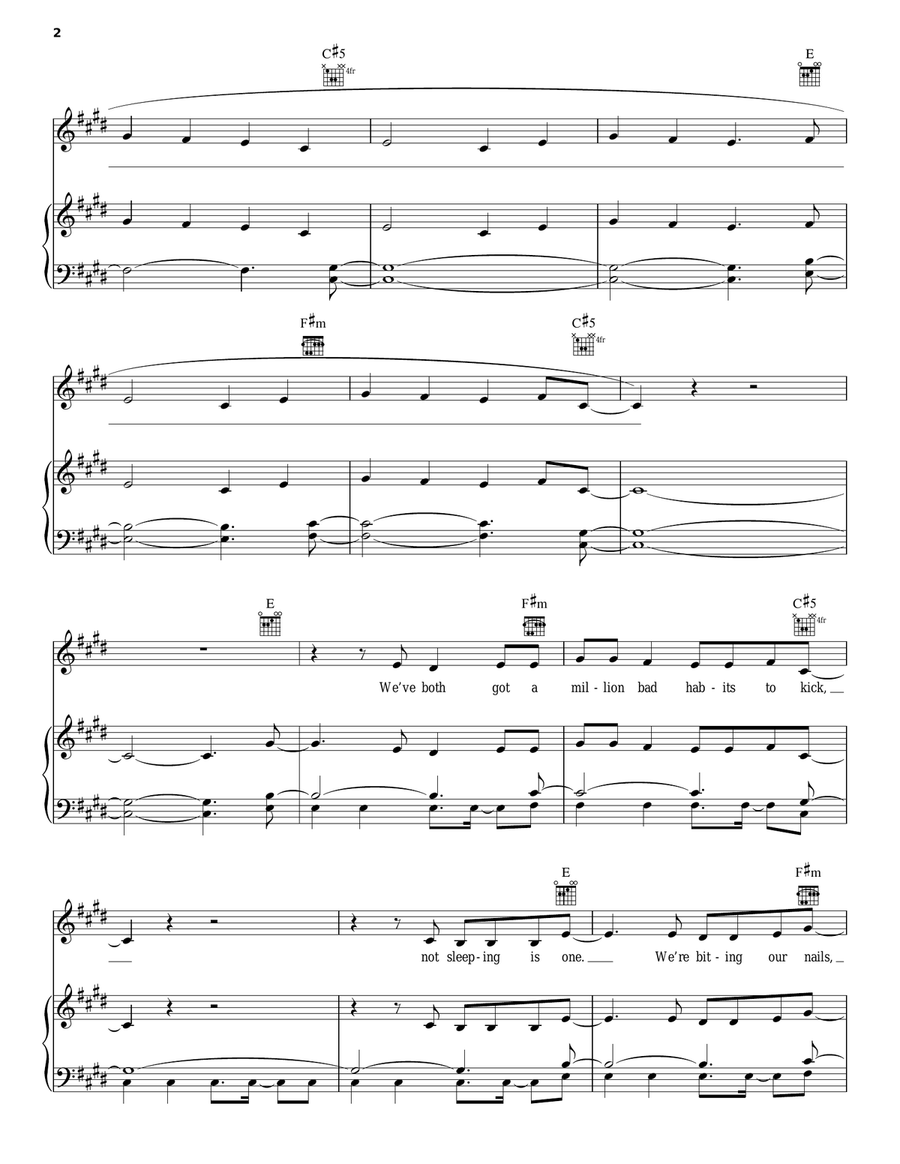 A World Alone A World Alone Acoustic Guitar scores gallery preview page 2