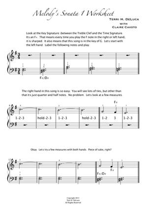 Melody's Sonata Levels 1,2,3