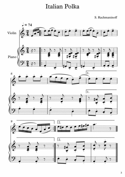 10 Easy Classical Pieces For Violin & Piano Vol. 7