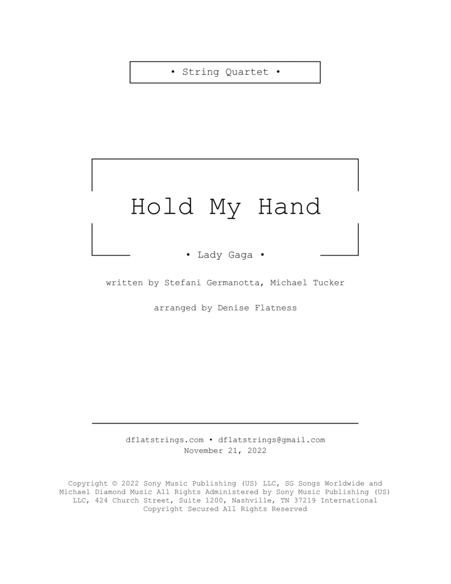 Book cover for Hold My Hand