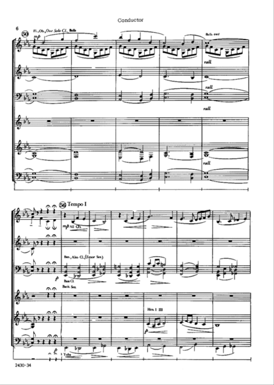 The Far Country Concert Band scores gallery preview page 7