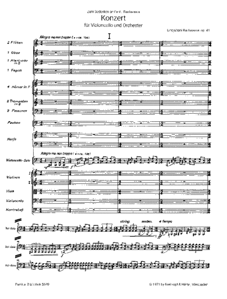 Violoncello Concerto No. 1 (Op. 41)