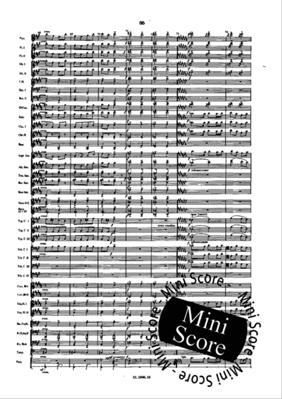 Suite Divertimento Concert Band scores gallery preview page 70
