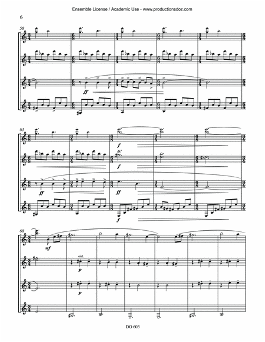 Rythmiques Rythmiques Guitar Ensemble scores gallery preview page 6